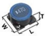 Фото 1/3 SLF10145T-470M1R4-H, Inductor Power Shielded Wirewound 47uH 20% 1KHz Ferrite 1.5A 0.12Ohm DCR Automotive T/R