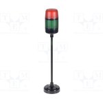 KS-AD/2_CZ_P_275/RG/M, Сигнализатор: сигнальная колонна, LED, красный/зеленый, IP65