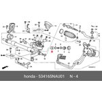 53416SNAU01, Втулка рулевой рейки HONDA: CIVIC 2006 - 2011