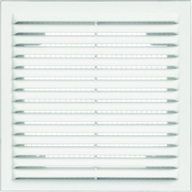 Решетка вентиляционная вытяжная 130x190 материал АВS- пластик белая Серия 1319В