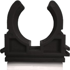 Полипропиленовое крепление-клипса с защитой от ультрафиолета UV-pro 32 мм, черное PPRF/PCU(Bk)-32