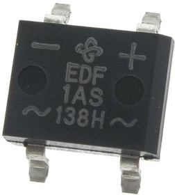 Фото 1/2 EDF1AS-E3/77, Bridge Rectifiers 1 Amp 50 Volt 150ns