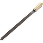 Трехгранный напильник 300 мм, №2, деревянная ручка 40-1-604