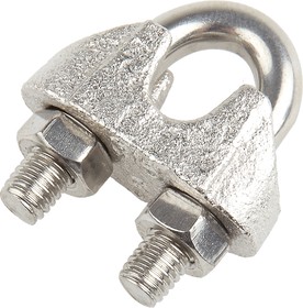 Фото 1/4 Stainless Steel 6mm Diameter Wire Rope Clamp