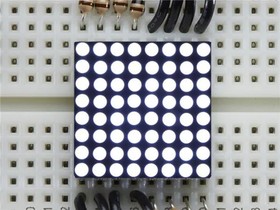 Фото 1/2 1079, Adafruit Accessories Mini 8x8 Bright White LED Matrix