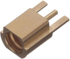 R110422100, RF Connectors / Coaxial Connectors MMCX / STRAIGHT JACK RECEPTACLE FOR PCB SMT TYPE - EDGE CARD
