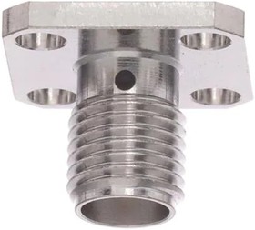 R125410001W, RF Connectors / Coaxial Connectors SMA / UNIVERSAL SQUARE FLANGE JACK RECEPTACLE FOR PIN 0.93MM