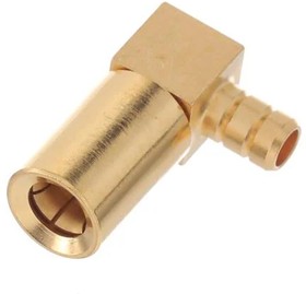 7405-1521-003, RF Connectors / Coaxial Connectors SSMB / RIGHT ANGLE PLUG FEMALE CRIMP TYPE FOR 2.6/50 S CABLE GOLD