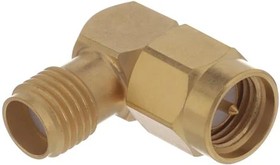 R125771000, RF Adapters - In Series SMA / RIGHT ANGLE MALE - FEMALE ADAPTER