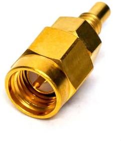 5938-1503-000, RF Adapters - In Series SMA / SSMC STRAIGHT PLUG/JACK MALE/MALE GOLD