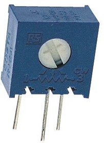 3386X-1-471LF, 3386X 1 turn Cermet trimm