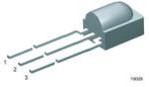 Фото 1/3 TSOP58438, IR Remote Receiver 38kHz 90° 18m 3-Pin Tube