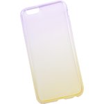 Силиконовая крышка LP для Apple iPhone 6, 6s градиент фиолетовый, желтый коробка