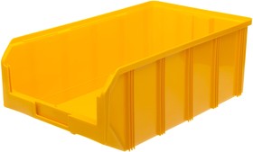 Фото 1/5 Пластиковый ящик Стелла-техник V-4-желтый 502х305х186мм, 20 литров