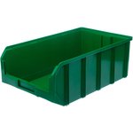 Пластиковый ящик Стелла-техник V-4-зеленый 502х305х186мм, 20 литров