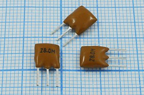 Керамические резонаторы 8МГц с тремя выводами; №пкер 8000 \C07x3x08P3\30\ 5000\\ZTT8,0MG\3P (Z8.0M)