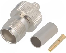 Фото 1/3 J01011A2287, jack Cable Mount TNC Connector, 50Ω, Crimp Termination, Straight Body