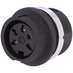 T3377-000, Circular DIN Connectors FEMALE RECEPTACLE 5 WAY