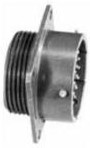 Фото 1/2 PT00A-12-10S, Conn Circular SKT 10 POS Solder ST Wall Mount 10 Terminal 1 Port