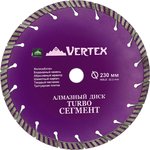 Диск алмазный VertexTools турбо сегмент 230X22.23 мм