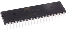 Фото 1/3 AT80C51RD2-3CSUM, 8 Bit MCU, 8051 Family AT80C51 Series Microcontrollers, 40 МГц, 1.25 КБ, 40 вывод(-ов), DIP