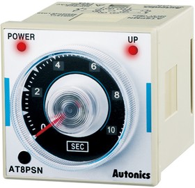 Фото 1/2 AT8PSN AC200-240V аналоговый таймер защиты нагрузки, 8-pin разъем поставляется отдельно