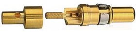 172704-0130, Coaxial Contact, Straight, Plug, Wire Mount, 50Ohm