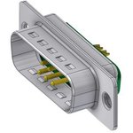 DTS7W2PZ/2, D-Sub hybrid-plug, Plug, 7W2, Soldering Lugs