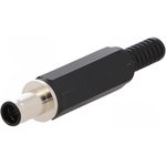1636 07, 1636 DC Plug Rated At 10.0A, 24.0 V, Cable Mount, length 71.1mm, Nickel