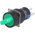 LAS1-AY-11X/21/G/12V, Переключатель: поворотный, Пол: 2, SPDT, 3A/220ВAC, 2A/24ВDC