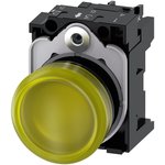 3SU1102-6AA30-1AA0, Индикаторная лампа; 22мм; -25-70°C; Подсвет: LED; O22мм; IP67