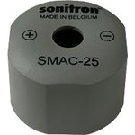 SMAC-25-P15, (+5~16V/93.5dB), Пьезоизлучатель 5-16V, 3350Hz, 9.7mA, 93.5dB ...