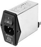 Фото 1/2 FN393E-6-05-11, Filtered IEC Power Entry Module, IEC C14, General Purpose, 6 А, 250 В AC, 2-Pole Switch