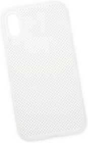 Фото 1/3 Силиконовый чехол "LP" для iPhone Xr "Silicone Dot Case" (белый/коробка)