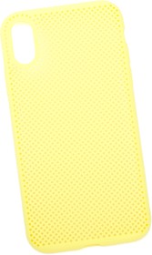 Фото 1/3 Силиконовый чехол "LP" для iPhone Xr "Silicone Dot Case" (желтый/коробка)