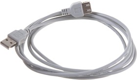 Фото 1/4 Кабель-удлинитель USB 2.0, AM/AF, 1.8м, пакет CC-USB2-AMAF-6