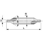 Сверло центровочное DIN 333 А (5.0х63 мм) 217050