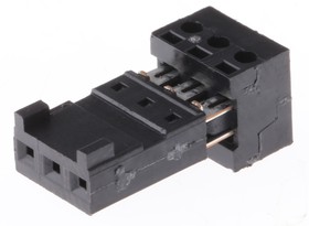 Фото 1/2 661003151923, 3-Way IDC Connector Socket for Cable Mount, 1-Row