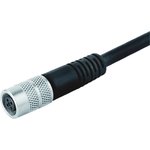 Sensor actuator cable, M9-cable socket, straight to open end, 3 pole, 2 m, PUR ...