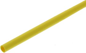 Фото 1/2 RNF-100-1/16-4-STK, Heat Shrink Tubing, Yellow 1.6mm Sleeve Dia. x 1.2m Length 2:1 Ratio, RNF-100 Series