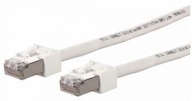 13084U0588-E, Patch Cable, RJ45 Plug - RJ45 Plug, CAT6, S/FTP, 500mm, White