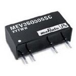 MEV3S1205SC, Isolated DC/DC Converters - Through Hole 3W 12-5V SIP SINGLE DC/DC