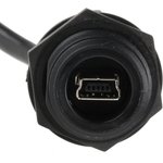 PX0446, Гнездо, USB B mini, гнездо USB B mini, USB mini Buccaneer, PIN: 5