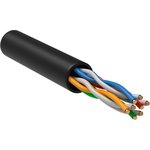 ITK Витая пара U/UTP кат.5E 4x2х24AWG LSZH черный 305м LC3-C5E04-129