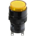 D16PLR1-000KY, Индикатор желтый, LED подсветка 24VDC