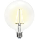 10534, Лампа светодиодная LED 10вт 200-250В шар прозрачное 850Лм Е27 3000К Sky ...