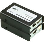 ATEN VE803, Удлинитель, HDMI, 60 метр., 2xHDMI+RJ45, F, без шнуров, 2xБ.П. 220  5.3V, (по витой паредо 4kx2k 60HzHDTV /1080i/1080p