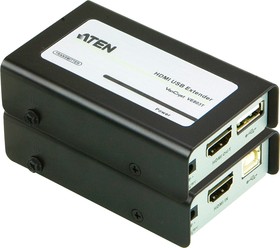 Фото 1/7 ATEN VE803, Удлинитель, HDMI, 60 метр., 2xHDMI+RJ45, F, без шнуров, 2xБ.П. 220  5.3V, (по витой паредо 4kx2k 60HzHDTV /1080i/1080p