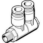 QSLV2-1/8-8, QSLV Series Multi-Connector Fitting, Threaded-to-Tube Connection ...