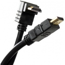 Фото 1/6 VCOM CG523-3M Кабель HDMI = HDMI-угловой коннектор 90град 3м, 2.0V